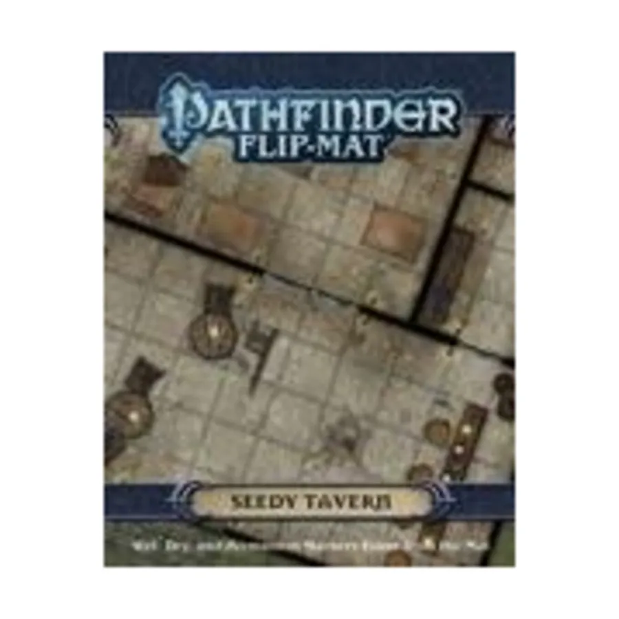 Флип-мат — Захудалая таверна (первое издание), GameMastery - Flip-Mats - Building, City & Village Locales
Флип-мат — Захудалая таверна (первое издание), GameMastery - Flip-Mats - Building, City & Village Locales