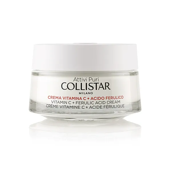Антиоксидантный осветляющий крем Attivi Puri Crema Vitamina C + Ácido Ferúlico Collistar, 50 ml
Антиоксидантный осветляющий крем Attivi Puri Crema Vitamina C + Ácido Ferúlico Collistar, 50 ml