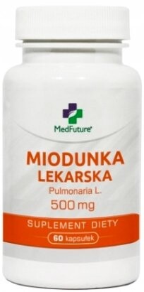 MedFuture, Медуница 500 мг Медуница, 60 капсул. 
MedFuture, Медуница 500 мг Медуница, 60 капсул.