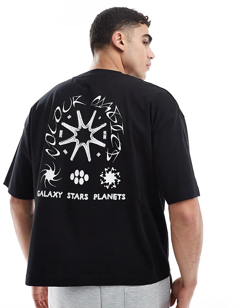 Футболка свободного кроя ASOS DESIGN с небесным принтом черного цвета
Футболка свободного кроя ASOS DESIGN с небесным принтом черного цвета
