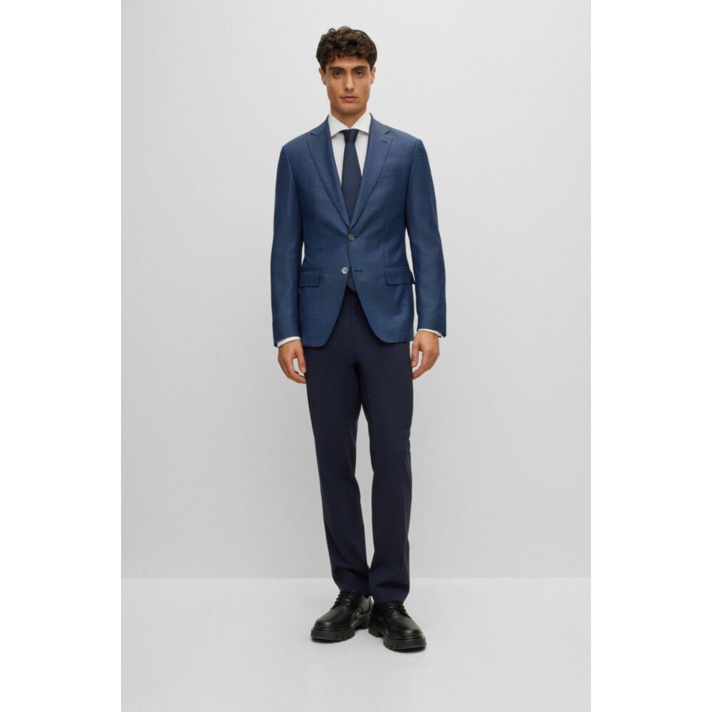 Жакет приталенного кроя из шерстяного твила BOSS, цвет Light Blue, Синий, Жакет приталенного кроя из шерстяного твила BOSS, цвет Light Blue 
Жакет приталенного кроя из шерстяного твила BOSS, цвет Light Blue, Синий, Жакет приталенного кроя из шерстяного твила BOSS, цвет Light Blue