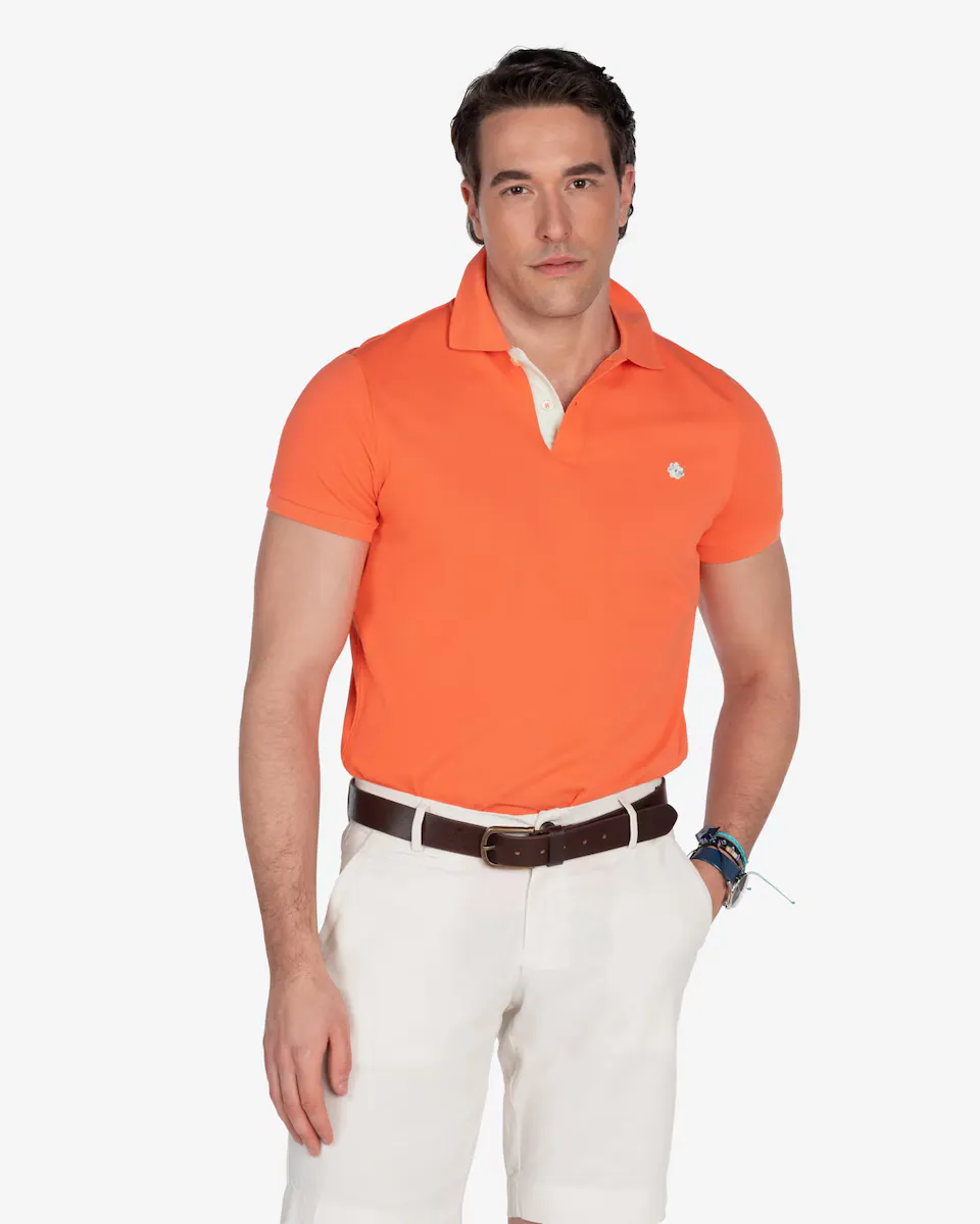 Мужская рубашка-поло кораллового цвета с короткими рукавами Harper & Neyer, коралловый
Мужская рубашка-поло кораллового цвета с короткими рукавами Harper & Neyer, коралловый