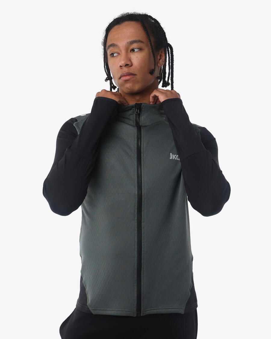 JAKED Мужская синтетическая толстовка цвета милитари для фитнеса
JAKED Мужская синтетическая толстовка цвета милитари для фитнеса