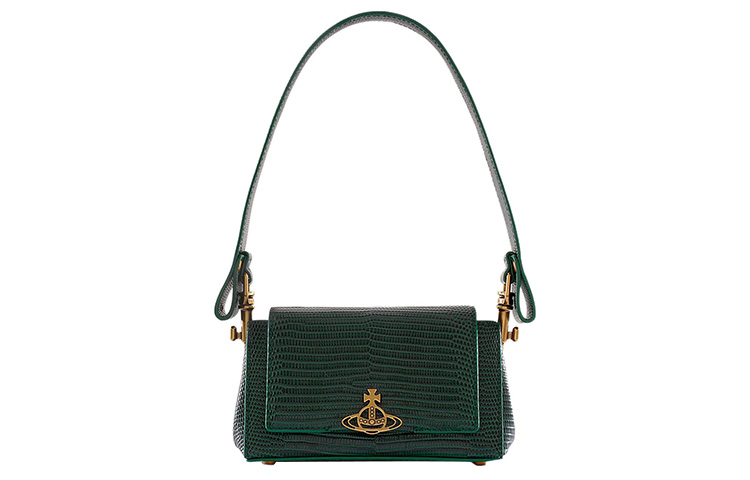 Сумка через плечо Vivienne Westwood из телячьей кожи женская зеленая
Сумка через плечо Vivienne Westwood из телячьей кожи женская зеленая
