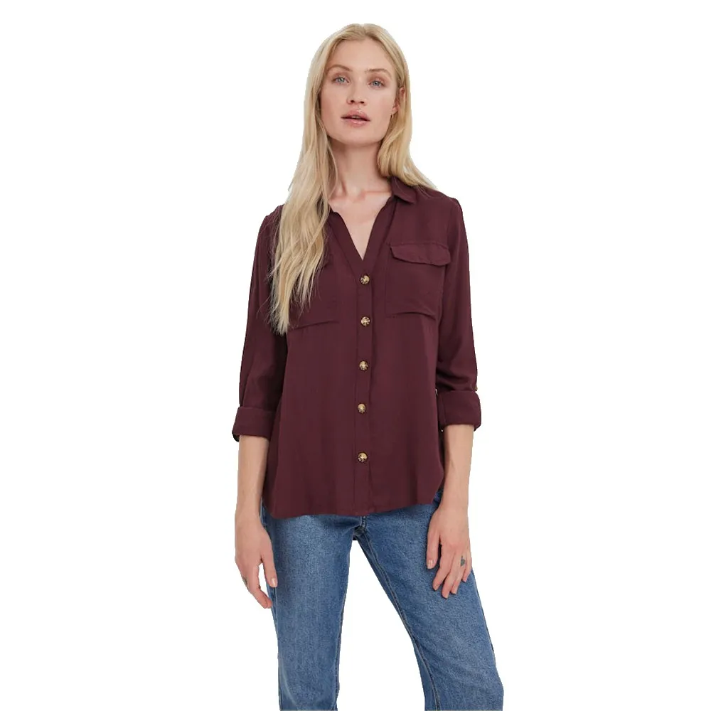 Рубашка с длинным рукавом Vero Moda Bumpy, фиолетовый
Рубашка с длинным рукавом Vero Moda Bumpy, фиолетовый