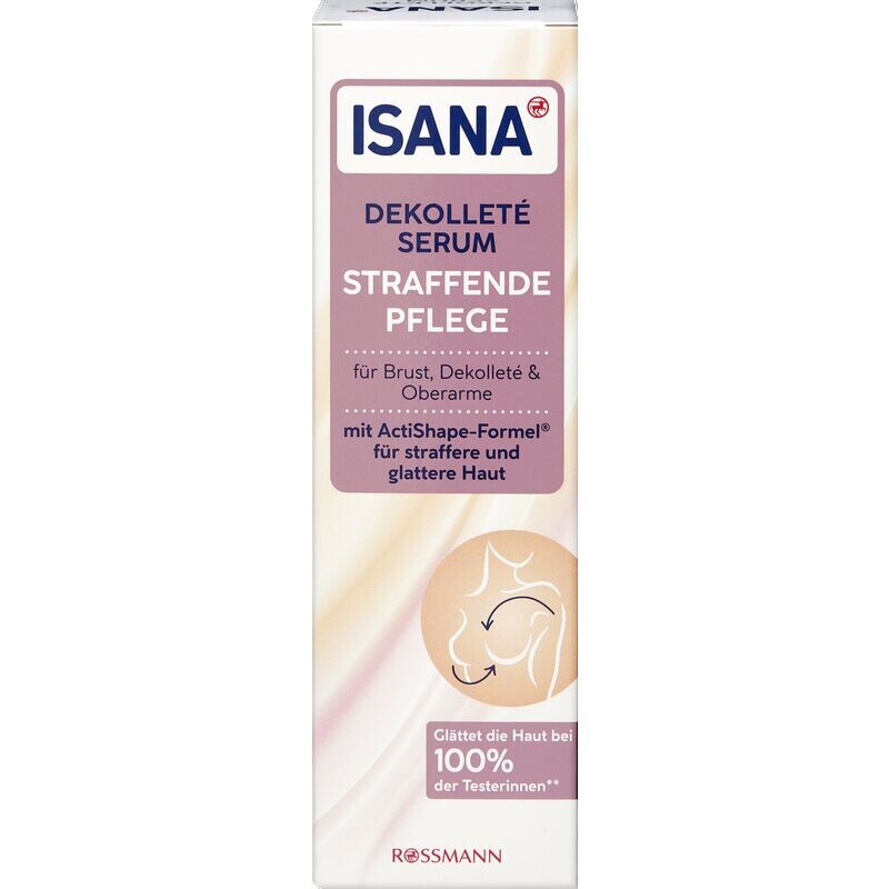 Сыворотка для декольте ISANA, 75 ml
Сыворотка для декольте ISANA, 75 ml