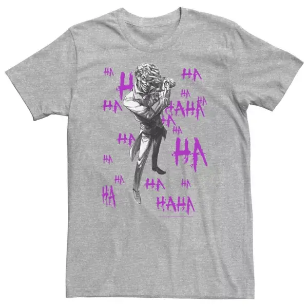 Футболка с портретом Джокера DC Comics "Ха-ха-ха" больших размеров Licensed Character, серый
Футболка с портретом Джокера DC Comics "Ха-ха-ха" больших размеров Licensed Character, серый