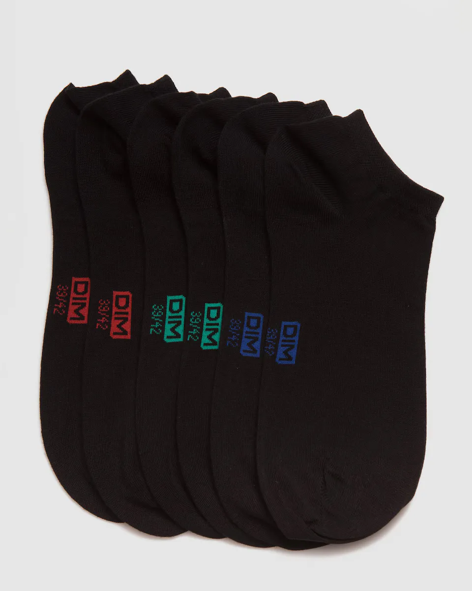 Упаковка из трех пар мужских носков длиной до щиколотки Dim, черный
Упаковка из трех пар мужских носков длиной до щиколотки Dim, черный