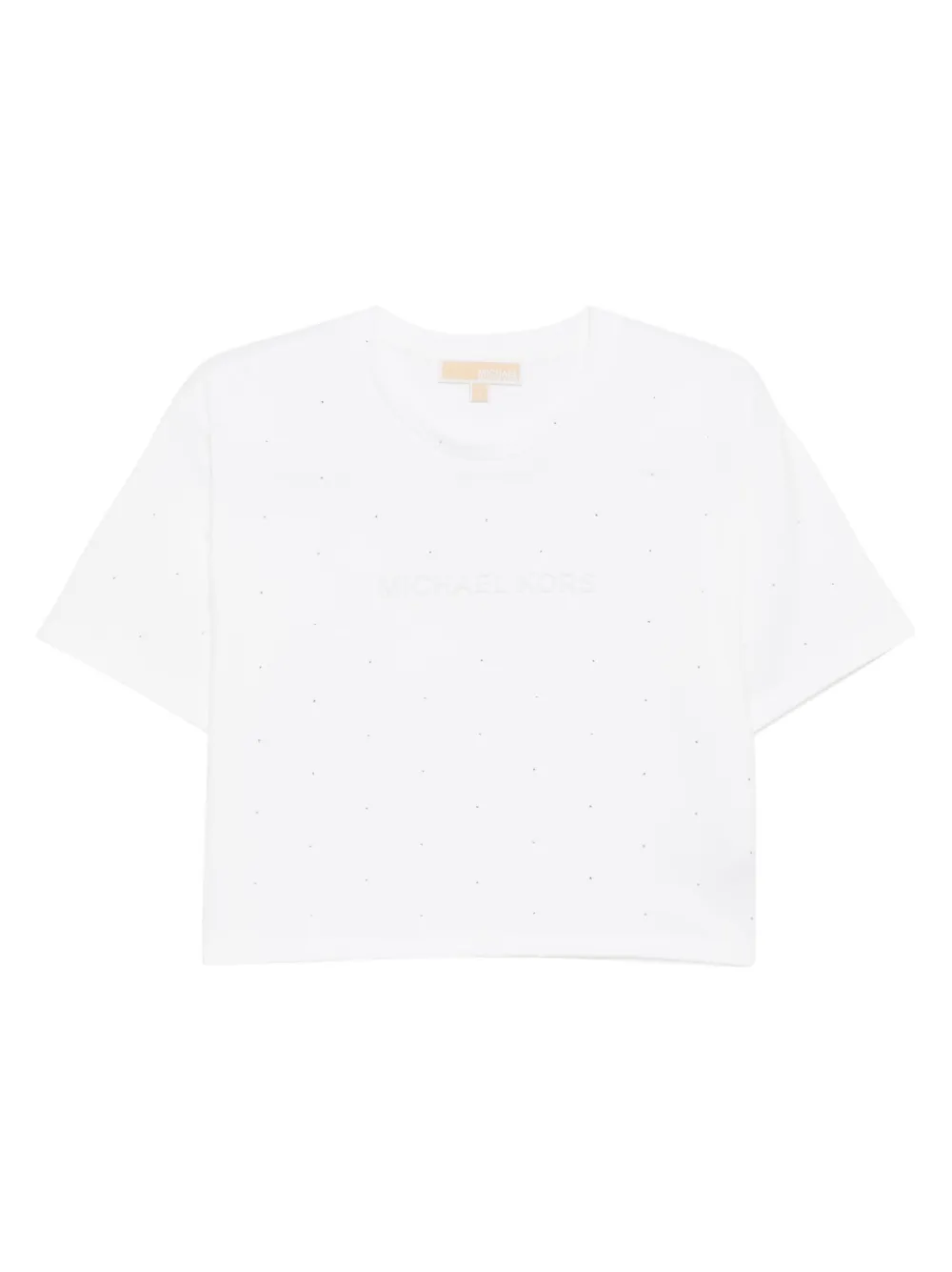 Футболка из джерси с логотипом и заклепками Michael Kors, белый
Футболка из джерси с логотипом и заклепками Michael Kors, белый