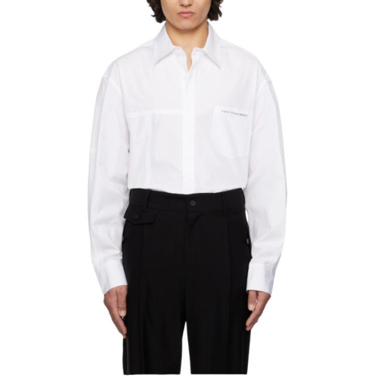 Feng Chen Wang Мужская белая рубашка
Feng Chen Wang Мужская белая рубашка