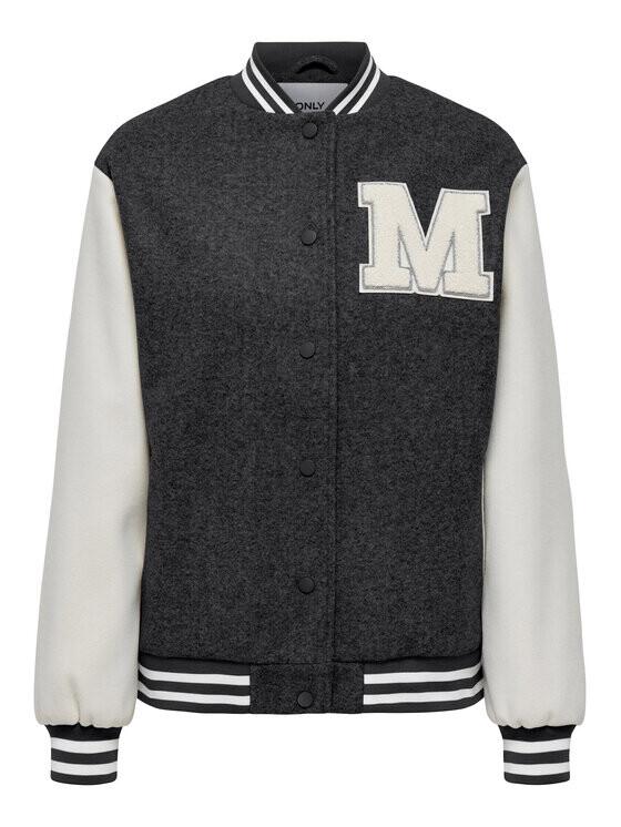 Бомбер стандартного кроя Only, серый
Бомбер стандартного кроя Only, серый