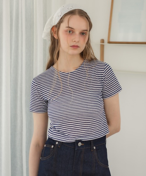 Футболка укороченная, полосатая, прозрачная, с коротким рукавом HEILIS, темно-коричневая
Футболка укороченная, полосатая, прозрачная, с коротким рукавом HEILIS, темно-коричневая