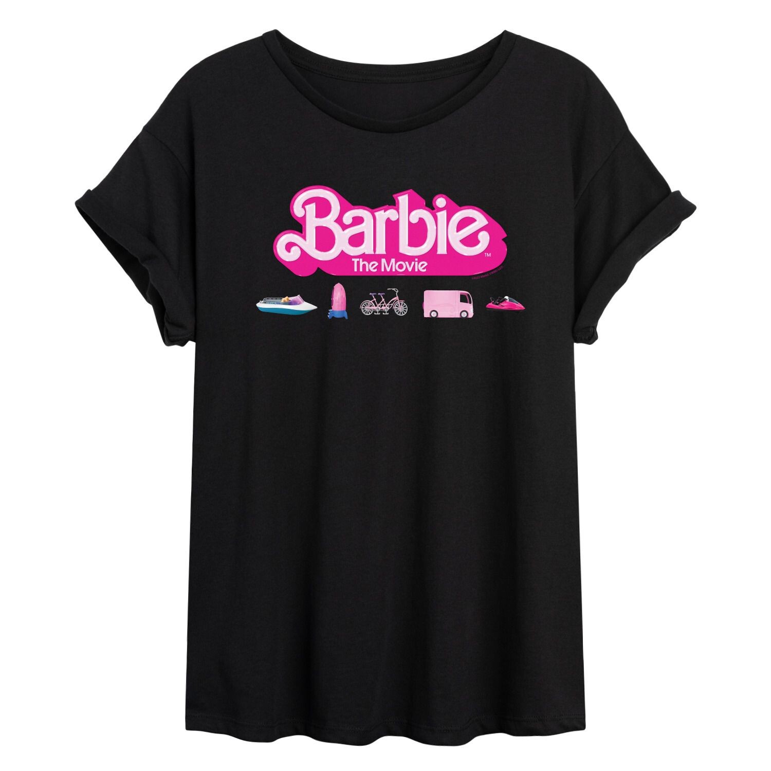 Струящаяся футболка Barbie The Movie Vehicles для юниоров Barbie, черный
Струящаяся футболка Barbie The Movie Vehicles для юниоров Barbie, черный