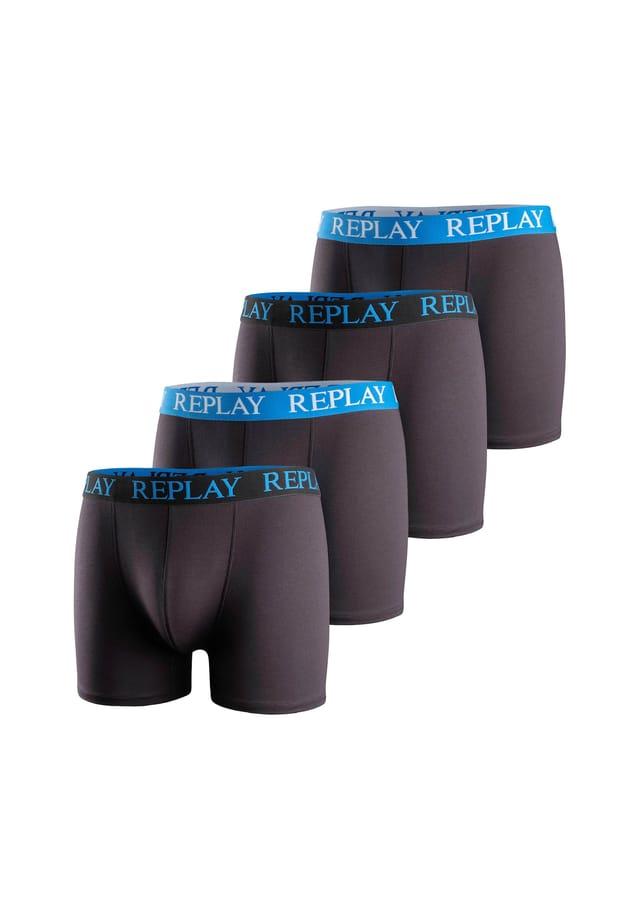 Комплект из 4 трусов-боксеров - трусы-боксеры из хлопка-стрейч Replay, мультиколор
Комплект из 4 трусов-боксеров - трусы-боксеры из хлопка-стрейч Replay, мультиколор