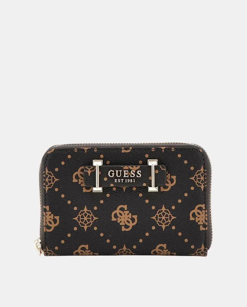 Средний кошелек на молнии Guess, темно-коричневый
Средний кошелек на молнии Guess, темно-коричневый
