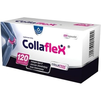 Collaflex Коллаген типа II с хондроитинсульфатом, гиалуроновой кислотой и витамином С, 120 капсул, Oleofarm
Collaflex Коллаген типа II с хондроитинсульфатом, гиалуроновой кислотой и витамином С, 120 капсул, Oleofarm