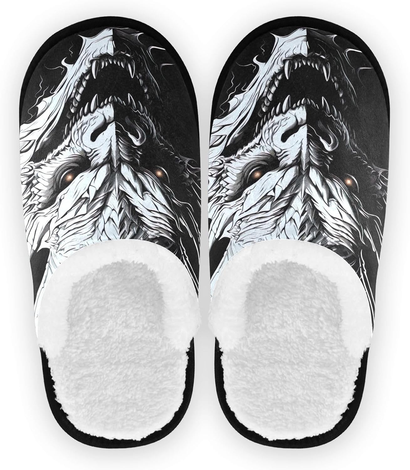 Домашние тапочки UMIRIKO Dragon Black для женщин и мужчин, моющиеся, с противоскользящей подошвой, с сумкой для хранения, для путешествий и спа 20853569
Домашние тапочки UMIRIKO Dragon Black для женщин и мужчин, моющиеся, с противоскользящей подошвой, с сумкой для хранения, для путешествий и спа 20853569