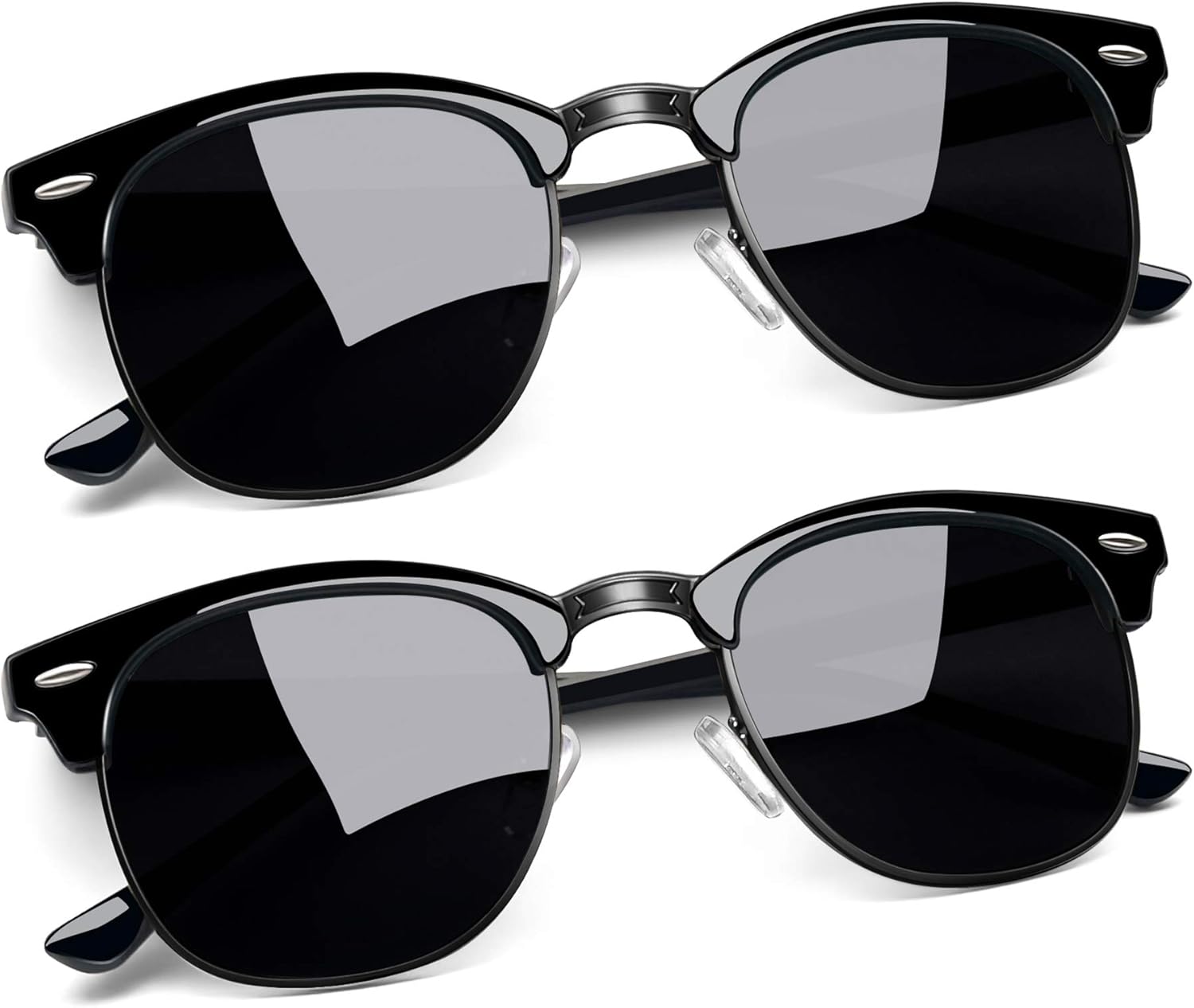 Винтажные солнцезащитные очки Joopin в полуободковой оправе с поляризованными линзами и защитой от УФ-излучения, модель Browline, для женщин и мужчин, C01-all Black + All Black
Винтажные солнцезащитные очки Joopin в полуободковой оправе с поляризованными линзами и защитой от УФ-излучения, модель Browline, для женщин и мужчин, C01-all Black + All Black