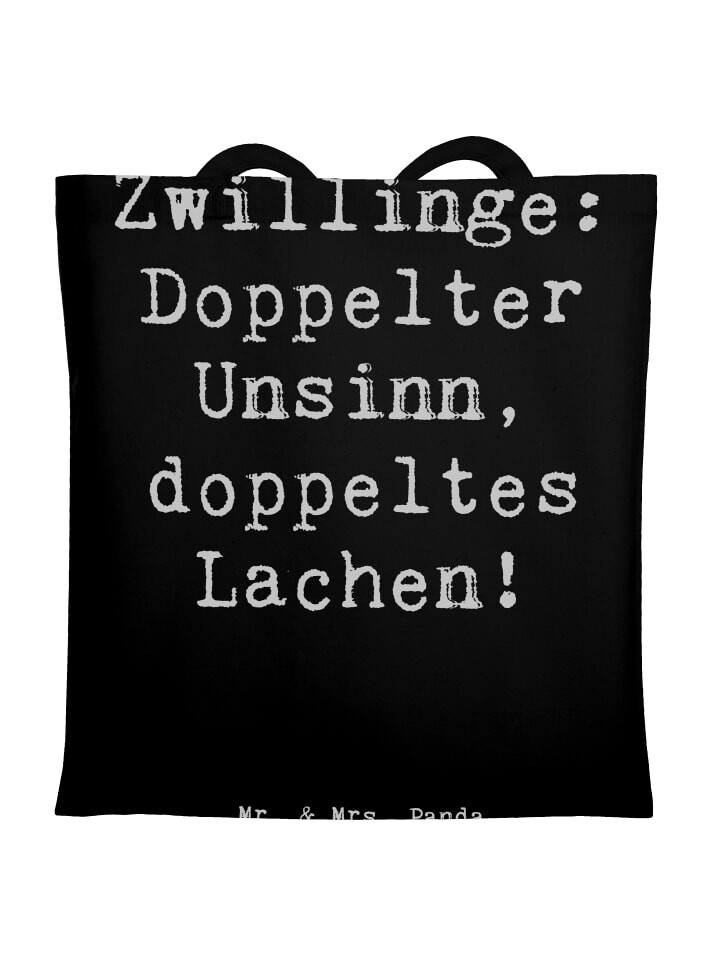 Сумка для переноски Mr & Mrs Panda Zwillingsgeschwister Spaß, черный
Сумка для переноски Mr & Mrs Panda Zwillingsgeschwister Spaß, черный