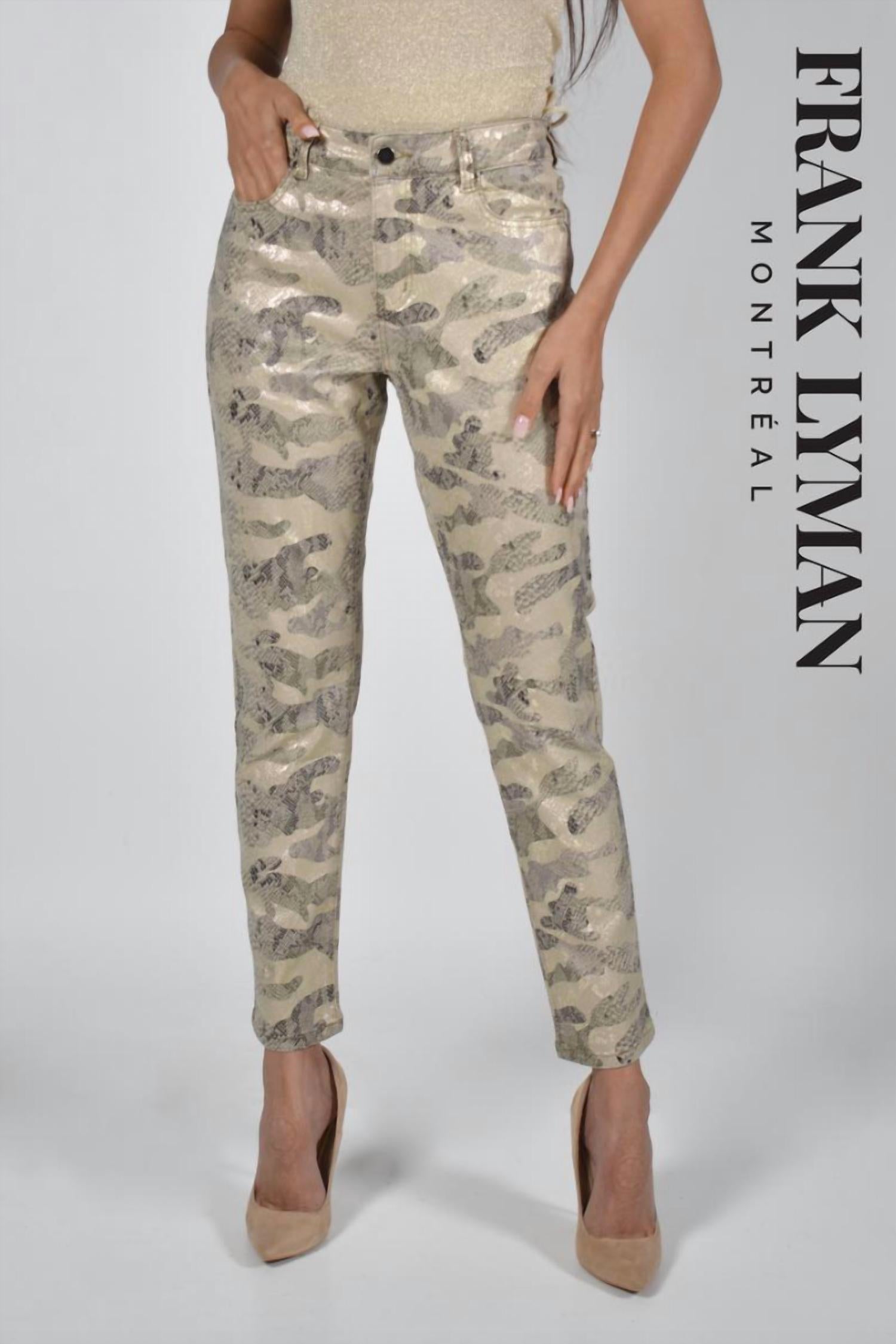 Джинсы женские Frank Lyman, золотой
Джинсы женские Frank Lyman, золотой