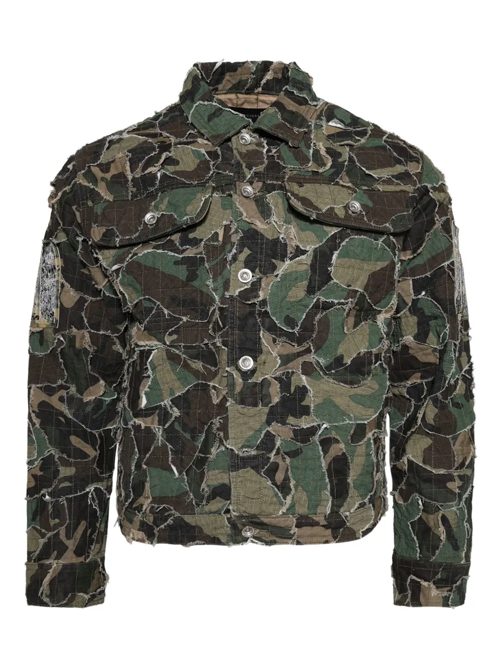Куртка-рубашка с камуфляжным принтом Who Decides War, зеленый
Куртка-рубашка с камуфляжным принтом Who Decides War, зеленый