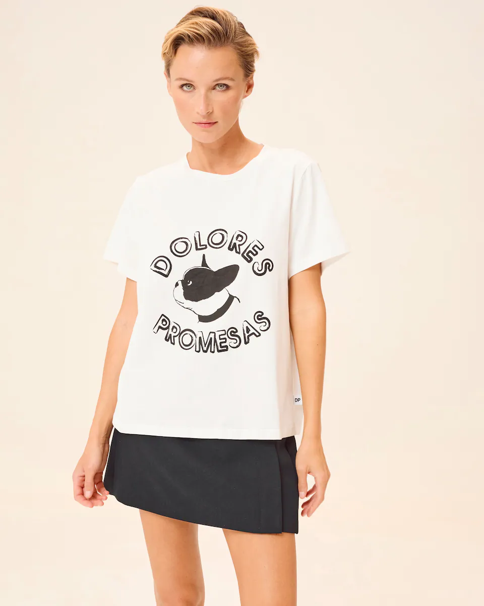 Женская футболка Lumi с коротким рукавом и принтом спереди Dolores Promesas, белый
Женская футболка Lumi с коротким рукавом и принтом спереди Dolores Promesas, белый