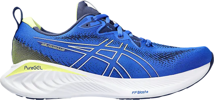 Кроссовки Gel Cumulus 25 'Illusion Blue Glow Yellow', синий 
Кроссовки Gel Cumulus 25 'Illusion Blue Glow Yellow', синий
