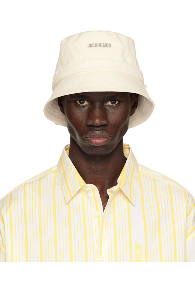 Классическая шляпа-ведро 'The Gadjo' Jacquemus, цвет off-white
Классическая шляпа-ведро 'The Gadjo' Jacquemus, цвет off-white