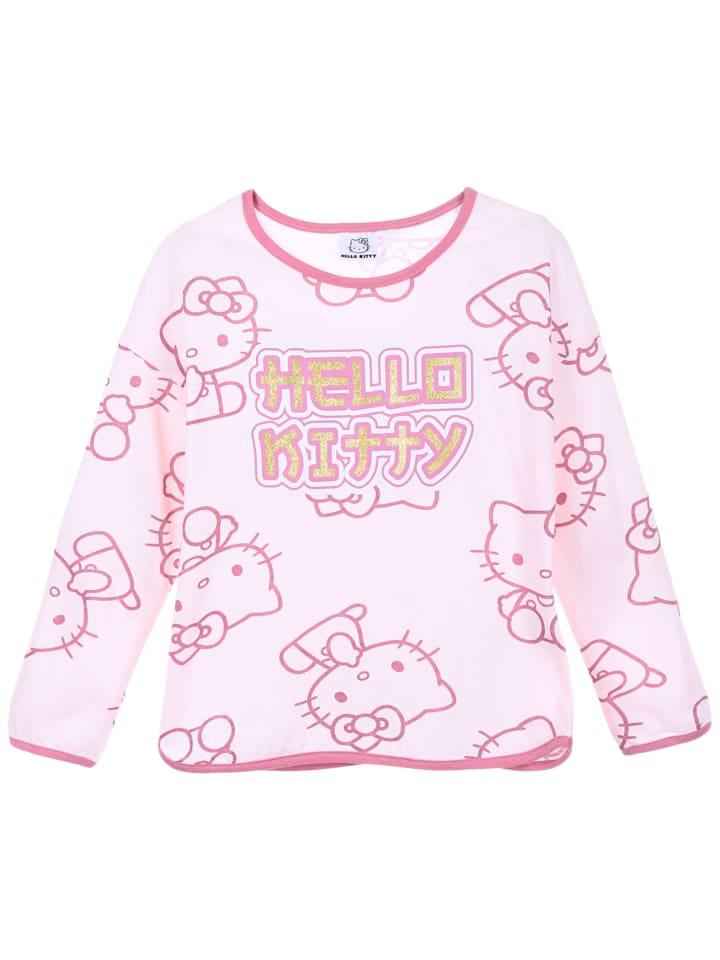 Рубашка Hello Kitty с длинными рукавами и блестками розового цвета Hello Kitty
Рубашка Hello Kitty с длинными рукавами и блестками розового цвета Hello Kitty