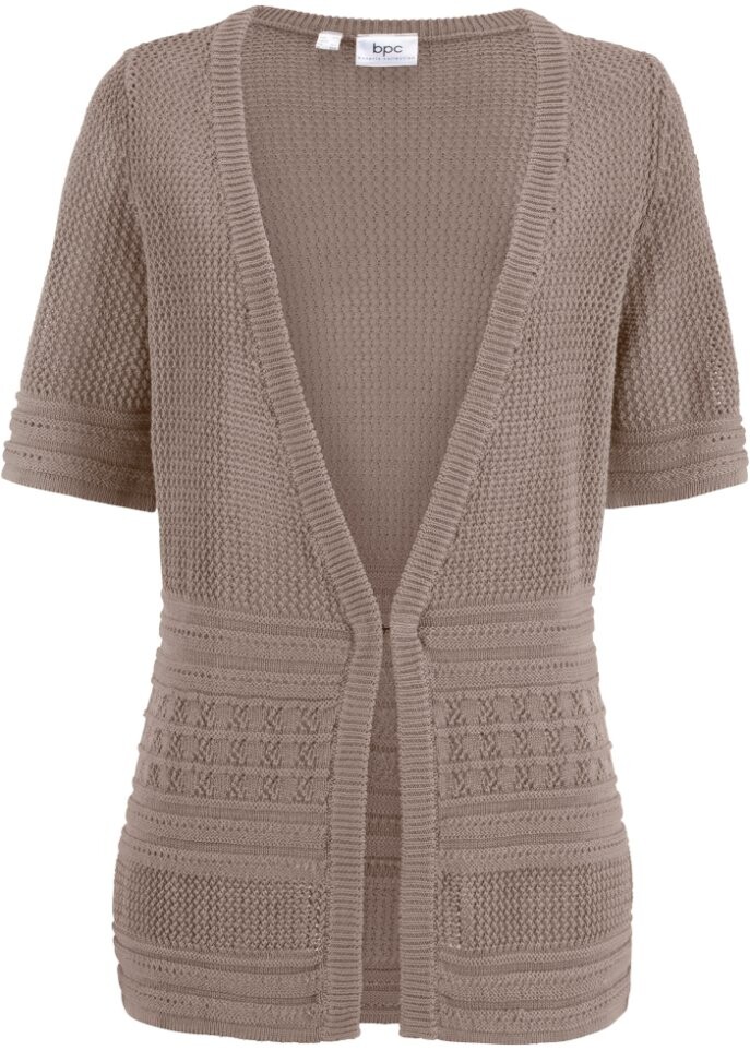 Кардиган ajour с полурукавами Bpc Bonprix Collection, коричневый
Кардиган ajour с полурукавами Bpc Bonprix Collection, коричневый