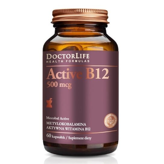 Doctor Life, Active b12 активная Добавка с витамином b12 500 мг 60 капсул
Doctor Life, Active b12 активная Добавка с витамином b12 500 мг 60 капсул