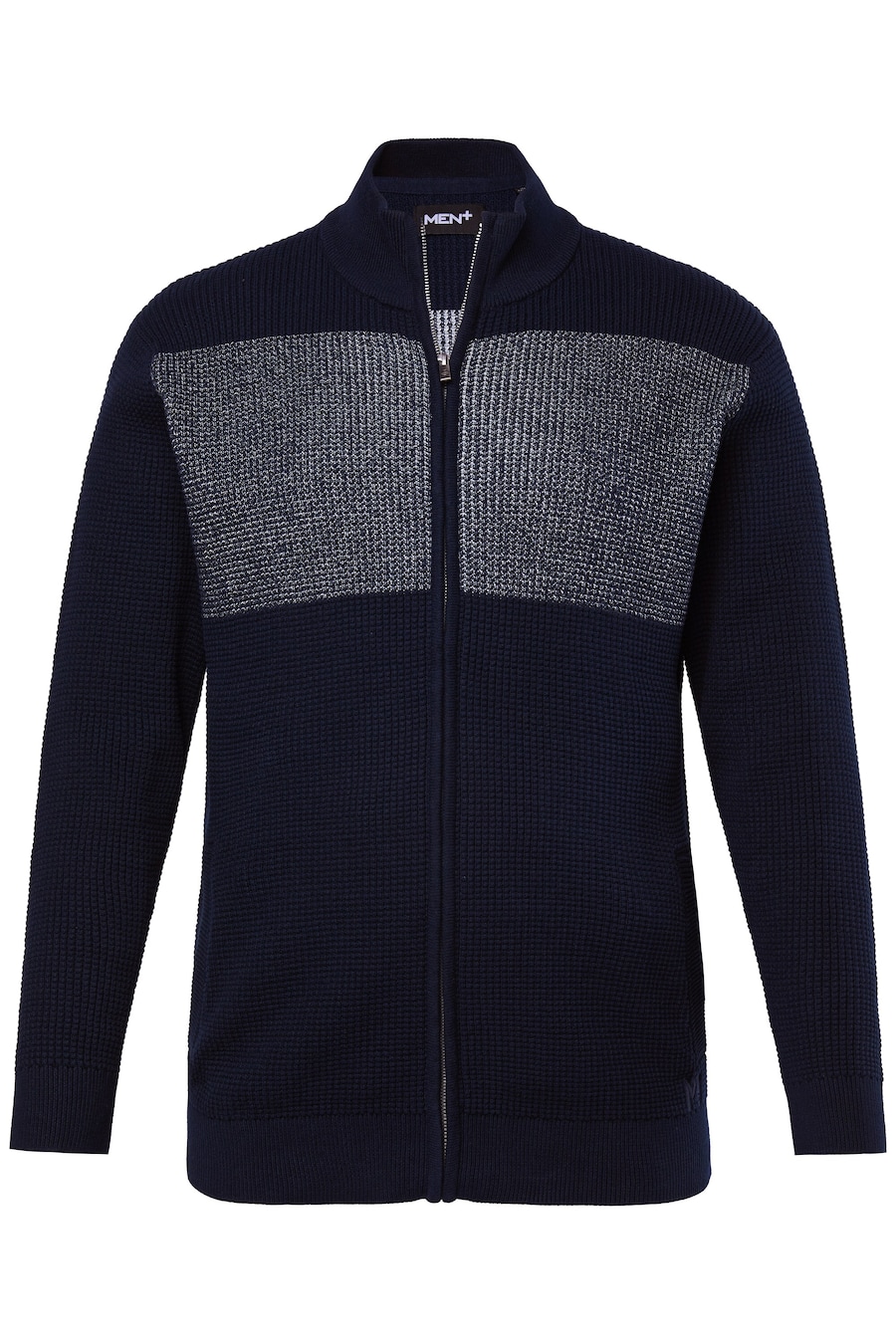 Вязаный кардиган Men Plus, Navy/Mottled Blue
Вязаный кардиган Men Plus, Navy/Mottled Blue