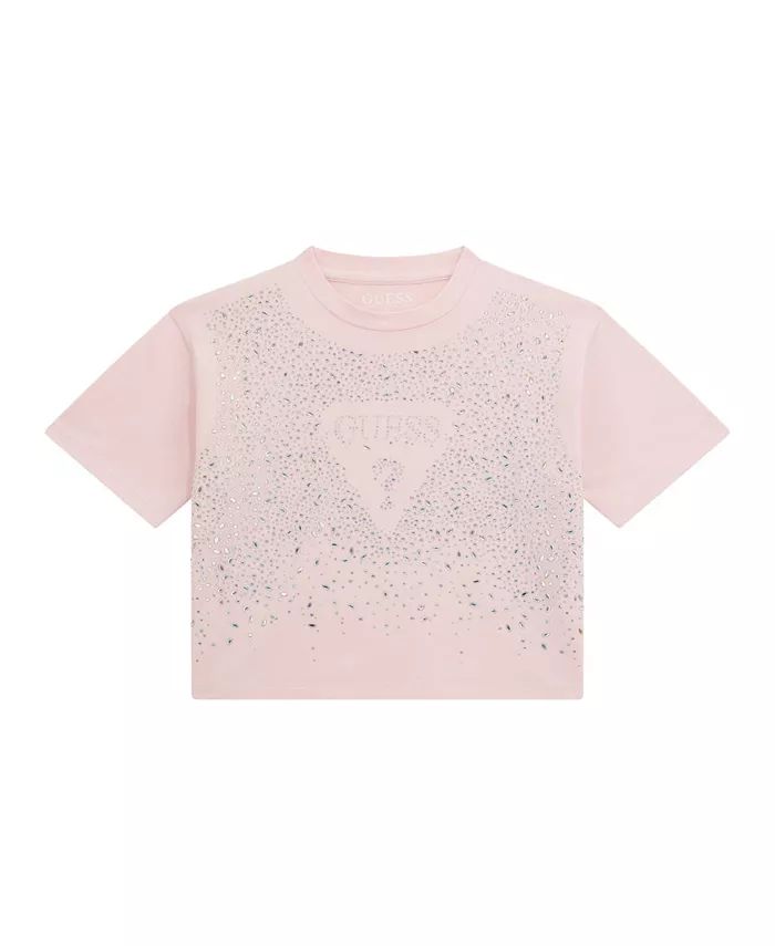 Футболка с коротким рукавом и стразами Big Girl GUESS, розовый
Футболка с коротким рукавом и стразами Big Girl GUESS, розовый