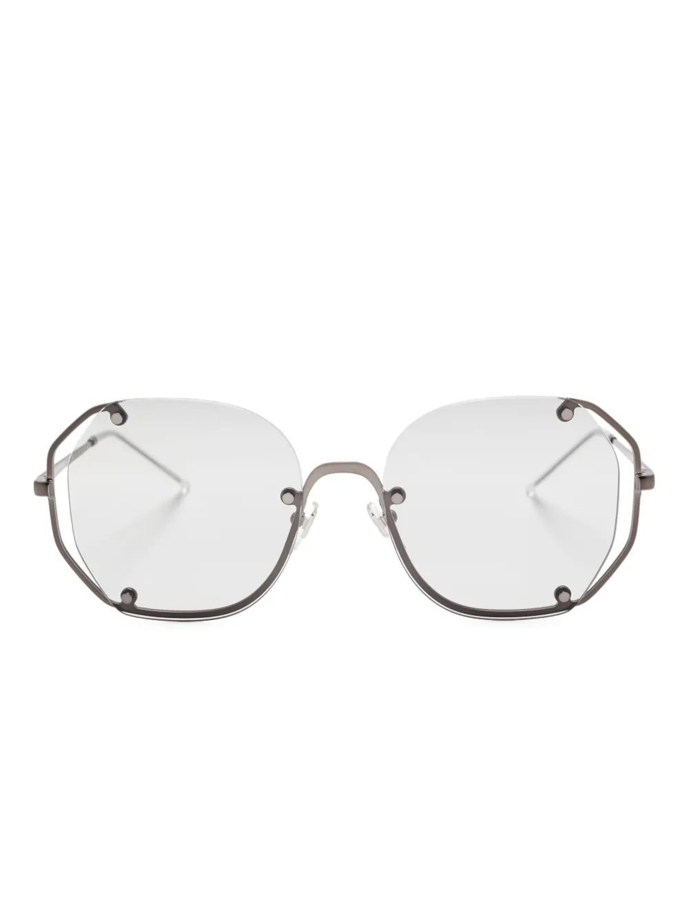 Солнцезащитные очки в геометрической оправе EMPORIO ARMANI, серый
Солнцезащитные очки в геометрической оправе EMPORIO ARMANI, серый