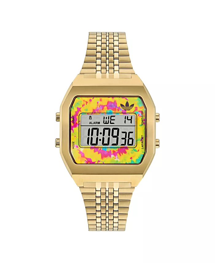 Унисекс-часы из нержавеющей стали с цифровым дисплеем, золотистый оттенок, 36 мм adidas
Унисекс-часы из нержавеющей стали с цифровым дисплеем, золотистый оттенок, 36 мм adidas
