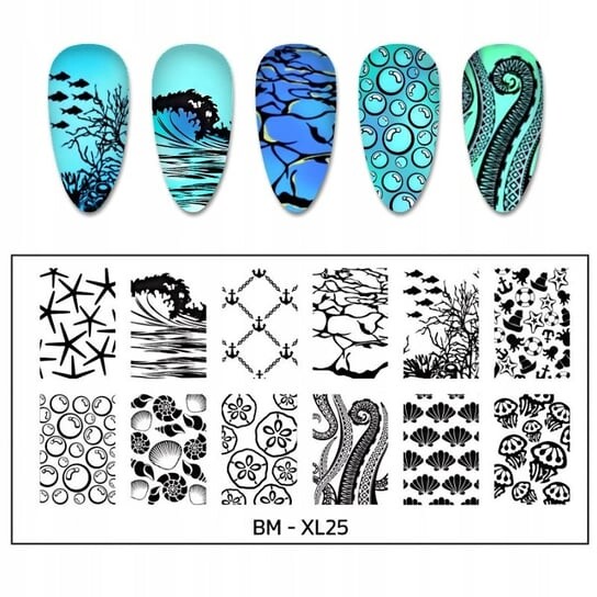 Пластина для штампа для ногтей, Tojato 
Пластина для штампа для ногтей, Tojato