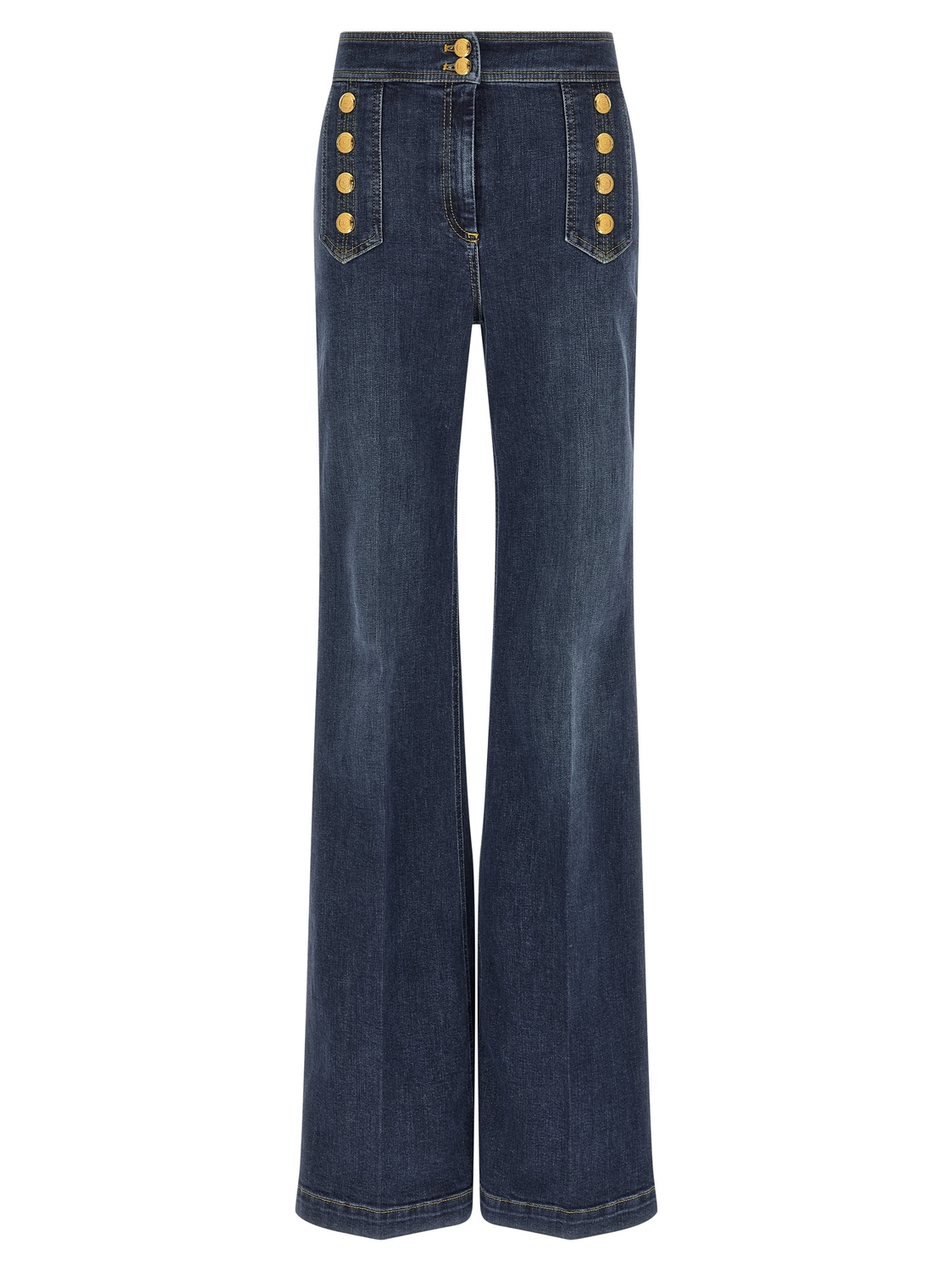 Джинсы-палаццо Elisabetta Franchi, синий
Джинсы-палаццо Elisabetta Franchi, синий