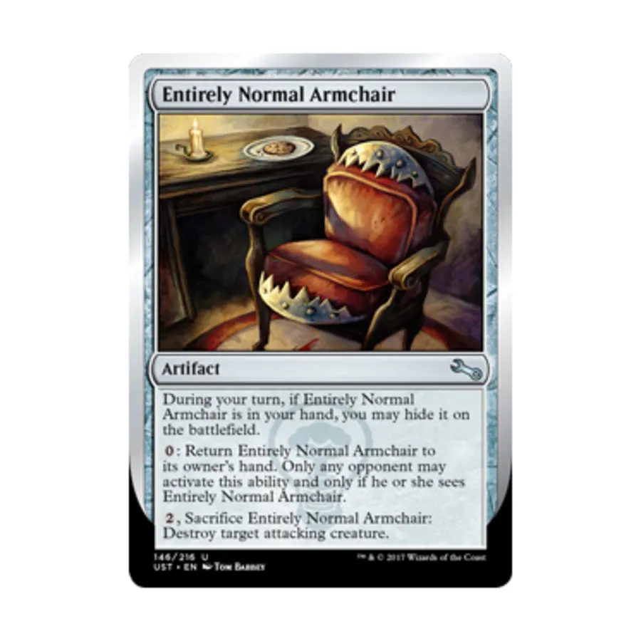 CCG Совершенно обычное кресло (U), MTG - Unstable
CCG Совершенно обычное кресло (U), MTG - Unstable