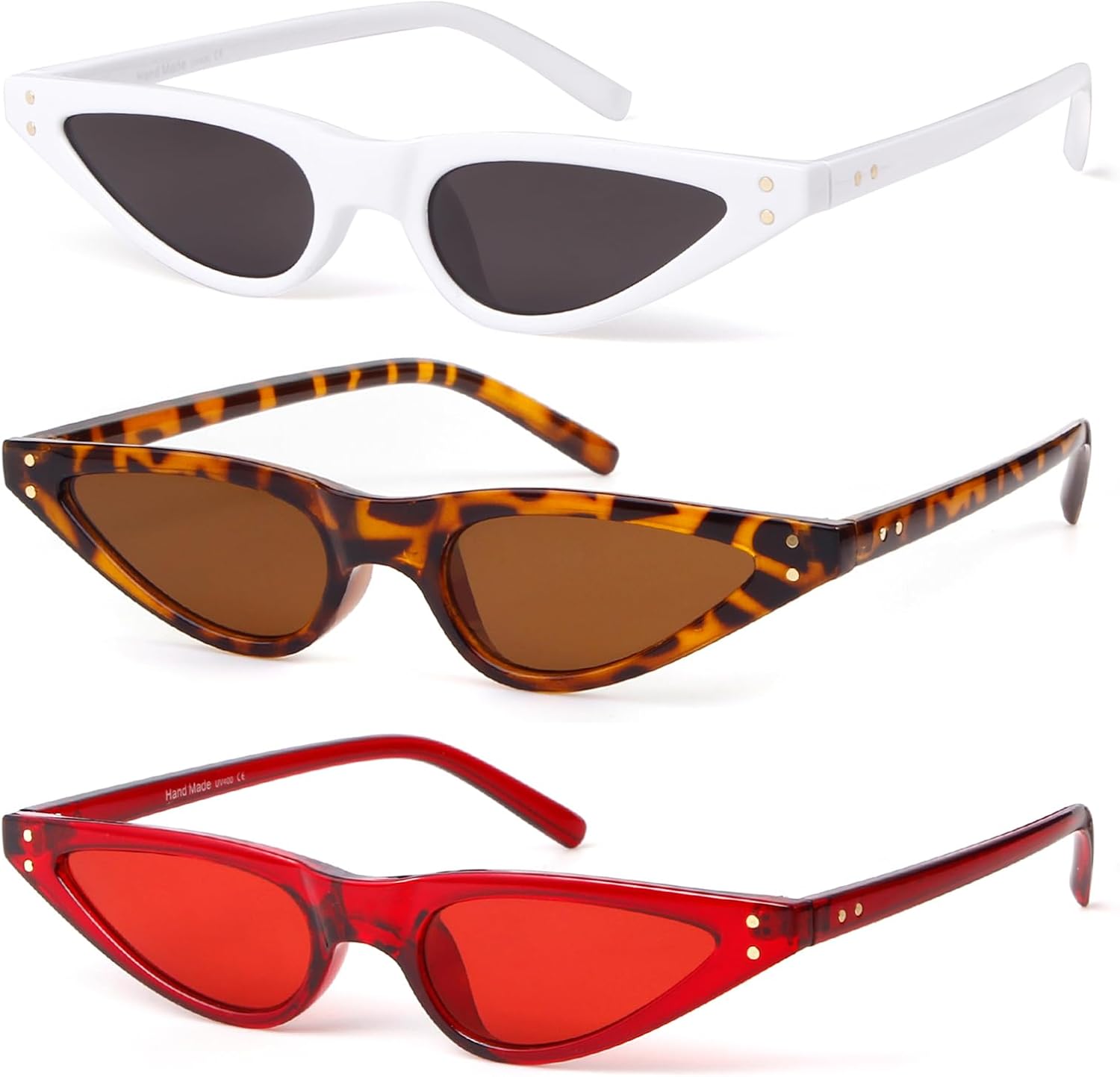 Модные ретро-солнцезащитные очки «кошачий глаз» для женщин, милые, миниатюрные, тонированные, в стиле Y2k, 90-е, узкая оправа, тонкие, треугольные солнцезащитные очки DQbhzh, Tortoiseshell/Tea+burgundy/Light Red+white/Gray
Модные ретро-солнцезащитные очки «кошачий глаз» для женщин, милые, миниатюрные, тонированные, в стиле Y2k, 90-е, узкая оправа, тонкие, треугольные солнцезащитные очки DQbhzh, Tortoiseshell/Tea+burgundy/Light Red+white/Gray