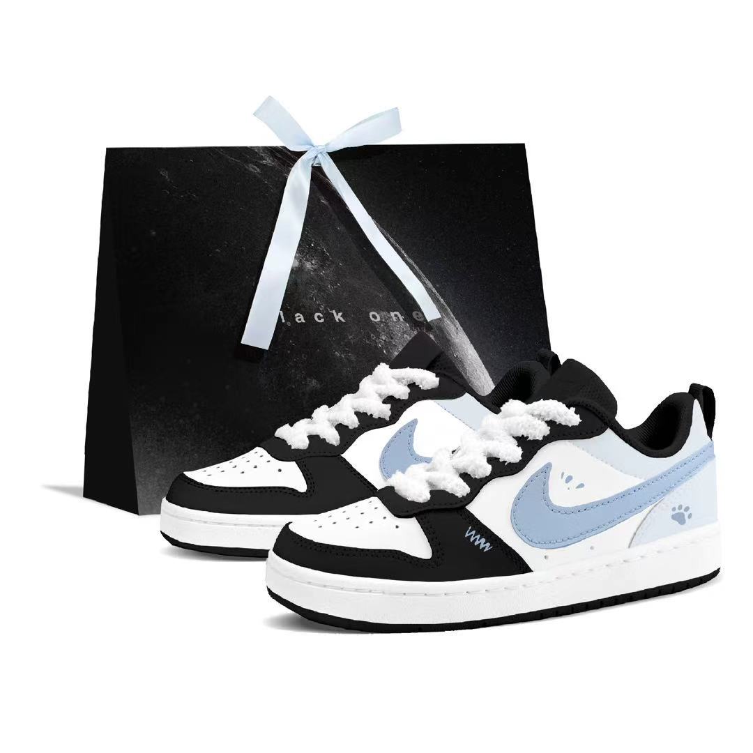 Nike Court borough blue cloud cat paw cushioning устойчивые к истиранию дышащие низкие кроссовки для скейтбординга blue детские
Nike Court borough blue cloud cat paw cushioning устойчивые к истиранию дышащие низкие кроссовки для скейтбординга blue детские