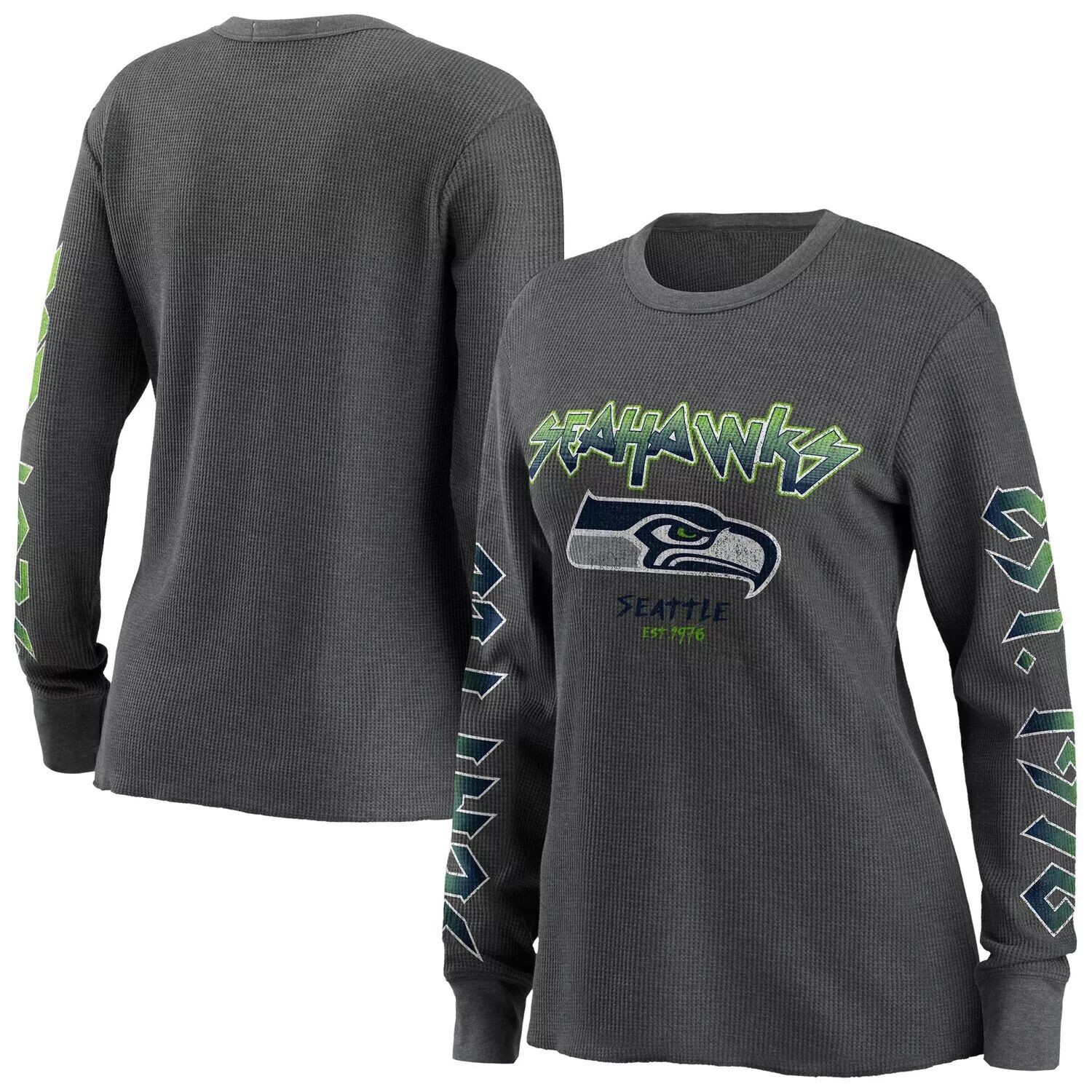 Женская серая термофутболка с длинными рукавами Erin Andrews Seattle Seahawks WEAR by Erin Andrews, Серый, Женская серая термофутболка с длинными рукавами Erin Andrews Seattle Seahawks WEAR by Erin Andrews
Женская серая термофутболка с длинными рукавами Erin Andrews Seattle Seahawks WEAR by Erin Andrews, Серый, Женская серая термофутболка с длинными рукавами Erin Andrews Seattle Seahawks WEAR by Erin Andrews