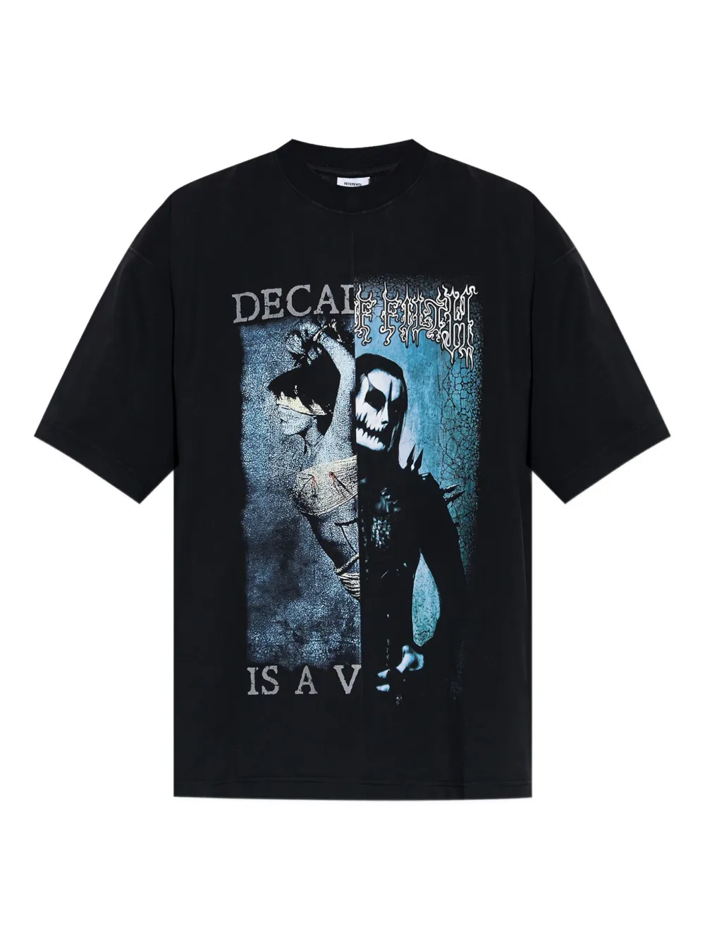 Футболка с графичным принтом VETEMENTS, черный
Футболка с графичным принтом VETEMENTS, черный