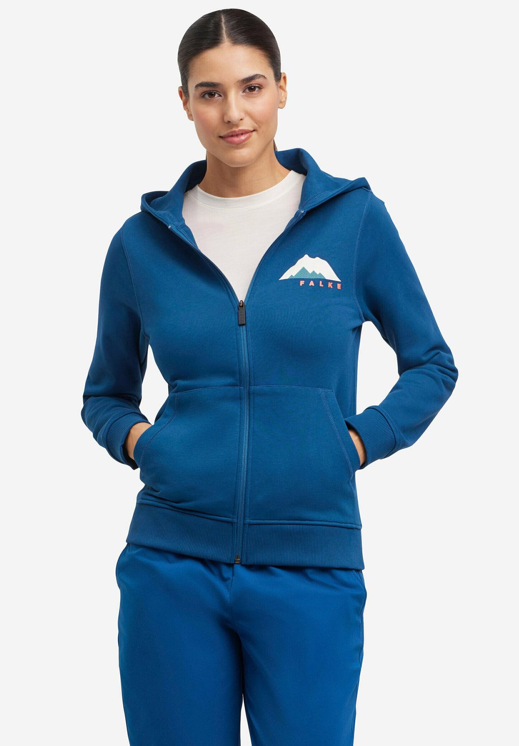 Толстовка на молнии FALKE, синий
Толстовка на молнии FALKE, синий