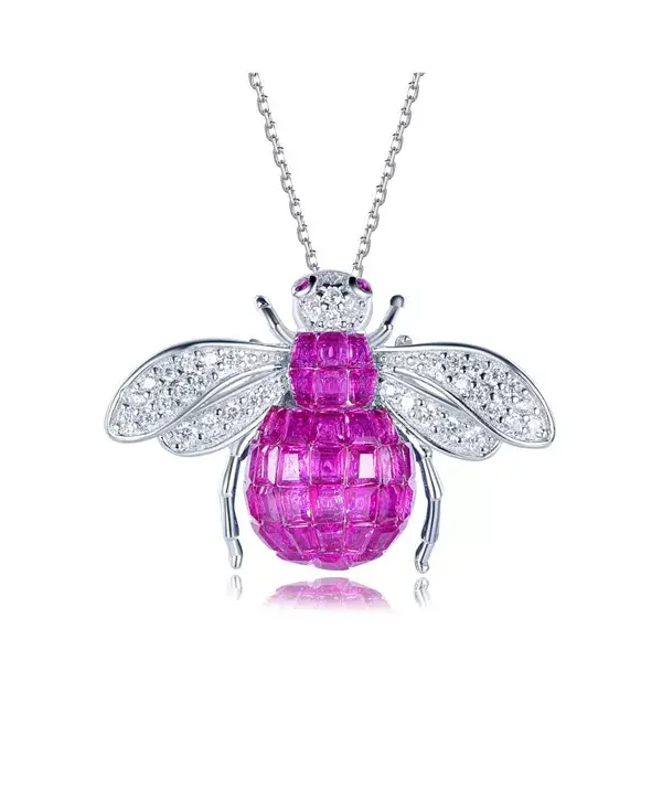 Подвеска Suzy Levian в виде шмеля из стерлингового серебра с невидимым набором кубических цирконий Suzy Levian New York, pink
Подвеска Suzy Levian в виде шмеля из стерлингового серебра с невидимым набором кубических цирконий Suzy Levian New York, pink