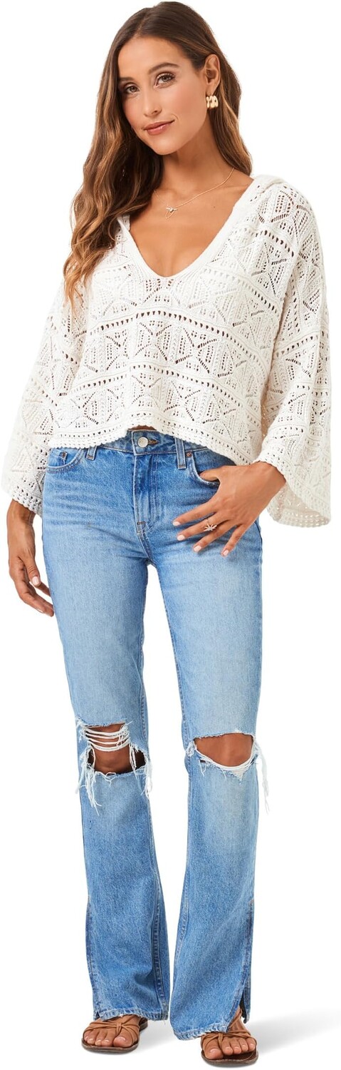 Свитер с бриллиантовыми глазами L*Space, цвет Cream
Свитер с бриллиантовыми глазами L*Space, цвет Cream