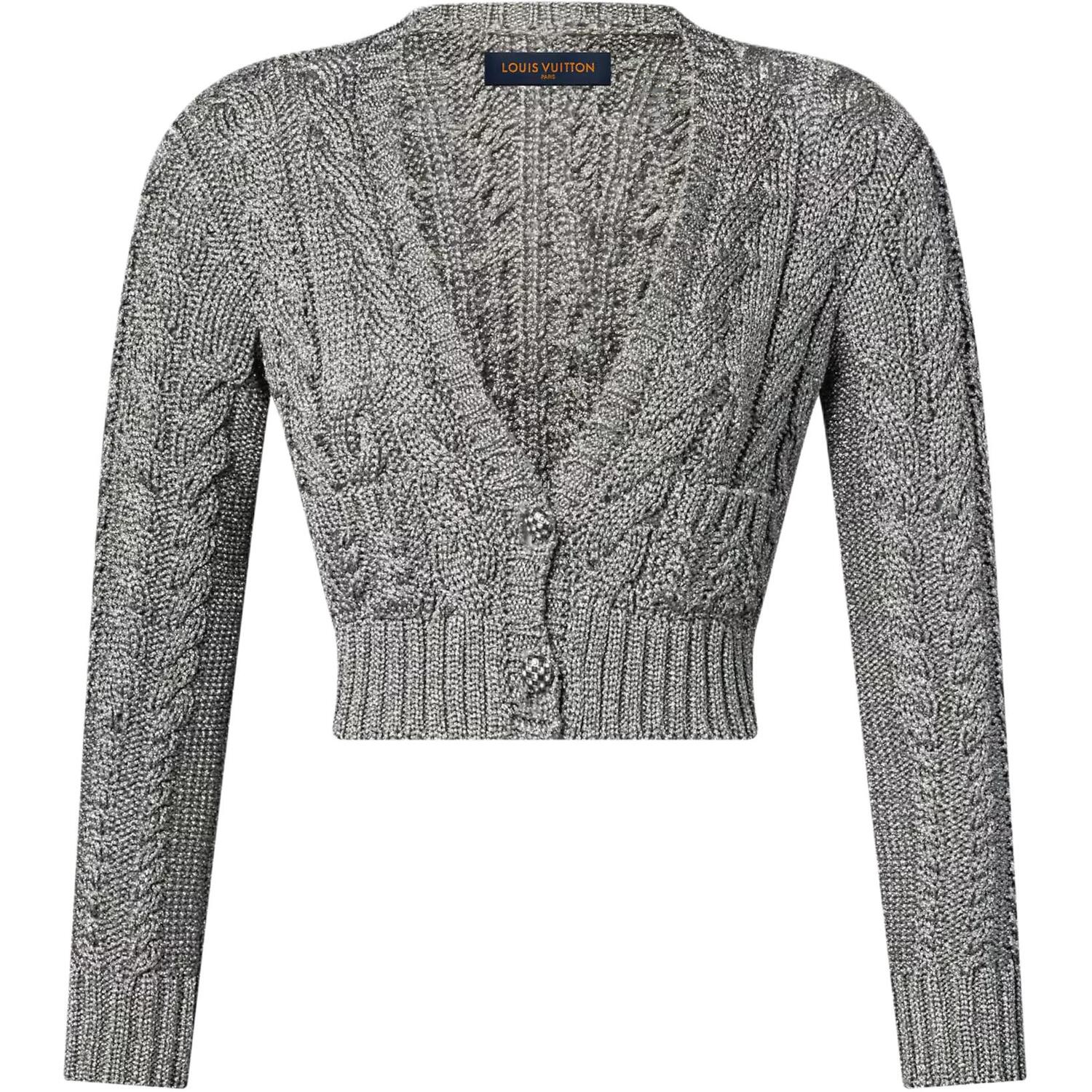 Вязаный свитер FW25 для женщин LOUIS VUITTON, серый
Вязаный свитер FW25 для женщин LOUIS VUITTON, серый