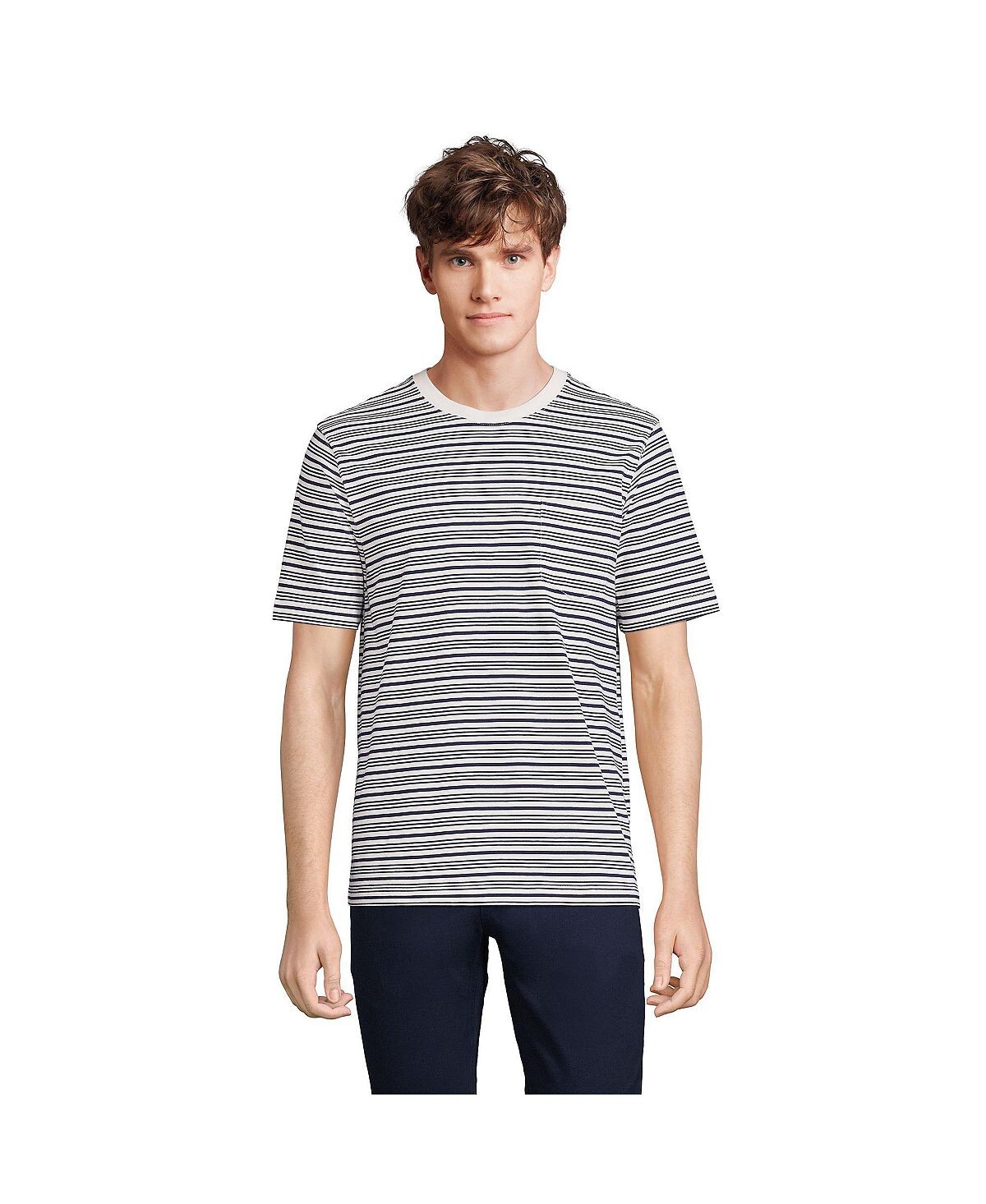 Мужская футболка Super-T с коротким рукавом и карманом Lands' End
Мужская футболка Super-T с коротким рукавом и карманом Lands' End