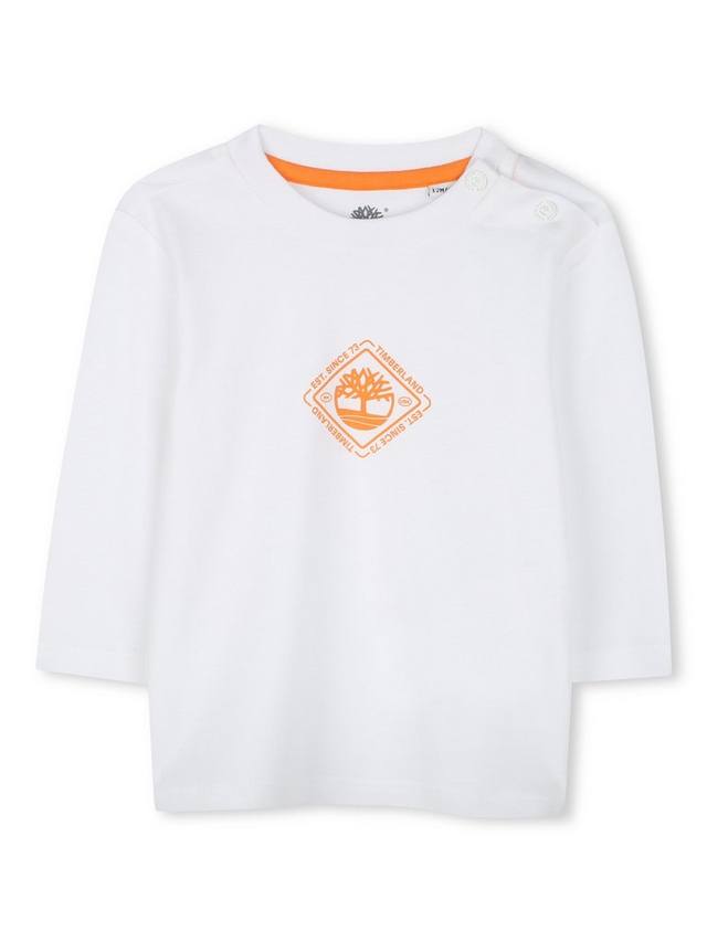 Футболка с длинным рукавом с логотипом baby Timberland, белый
Футболка с длинным рукавом с логотипом baby Timberland, белый