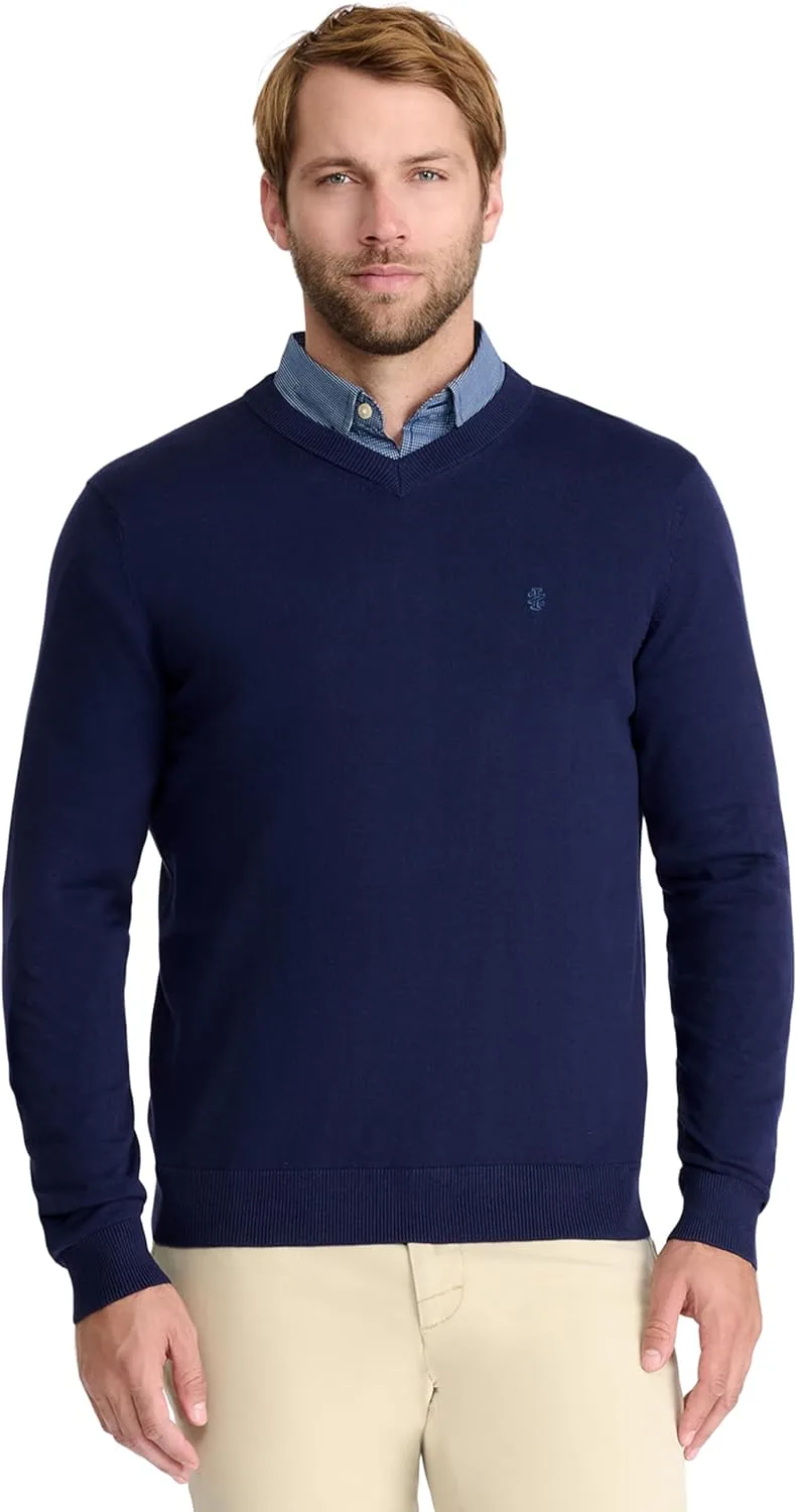 Izod мужской свитер Premium Essentials V-образным вырезом
Izod мужской свитер Premium Essentials V-образным вырезом