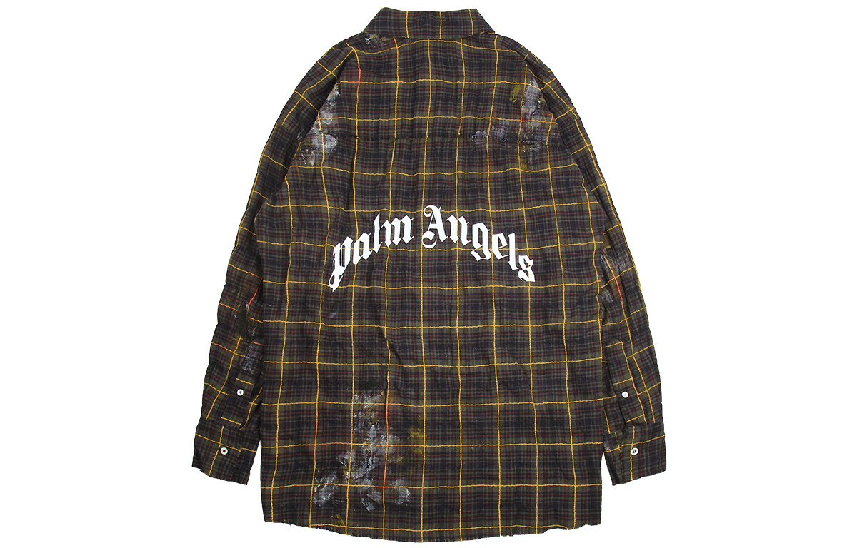 Рубашка мужская зеленая Palm Angels, зеленый
Рубашка мужская зеленая Palm Angels, зеленый